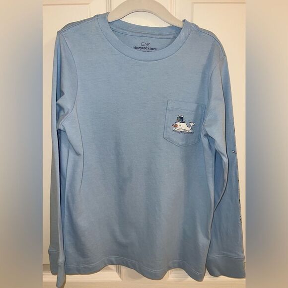 VINE YARD V BOY WHALE FROSTY LONG SLEEVE TEE - Picture 2 of 5
